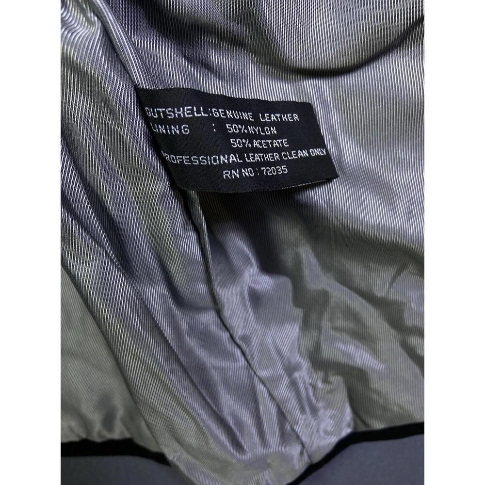 Adler Collection Leather Jacket Women’s Sz Large Black Genuine Lambskin Zip READ - Picture 13 of 16